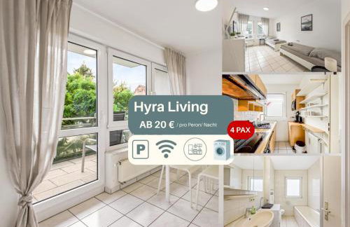 TOP Monteurwohnung, 5 Einzelbetten, Küche, Parkplatz, Nähe Stuttgart, Hyra Living - HN03 - Foto 1