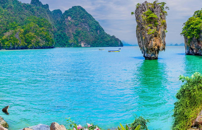 Excursión a la bahía de Phang Nga en lancha rápida - Foto 1