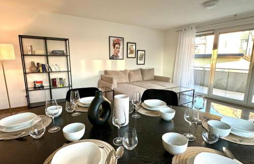 BONNYSTAY Rheinfelden - 6 Personen - Küche - Parkplatz - Terrasse - Foto 1