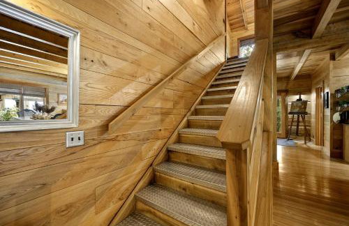 Impressive Log Cabin with Fireplace, Fire Pit and Hot-tub in Unionville, Indiana - Foto 19