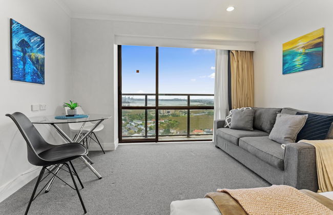 Sea City Views Takapuna Studio w Carpark - Foto 7