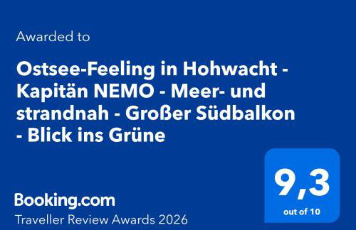 Ostsee-Feeling in Hohwacht - Kapitän NEMO - Meer- und strandnah - Großer Südbalkon - Blick ins Grüne - Foto 43