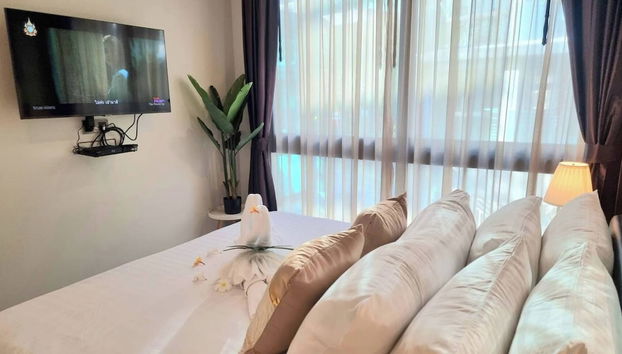 B404 - 1 Bedroom Condo Pool View Near Ao Nang Beach - Foto 4, Habitación