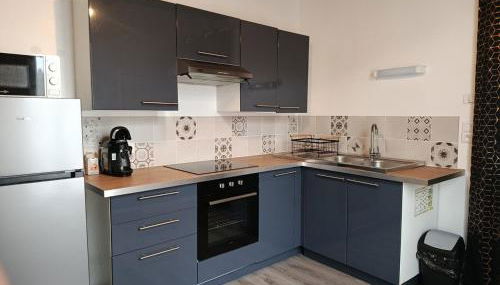 Le Trèfle Doré T2, wifi, private parking space - Foto 4, stove