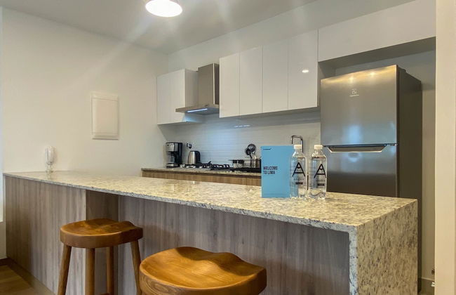 Majestic 1BR Duplex in Miraflores - Foto 8