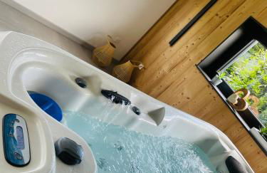 Maison Gite Chez Nounou sauna jacuzzi jardin arboré non clôturé - Photo 21