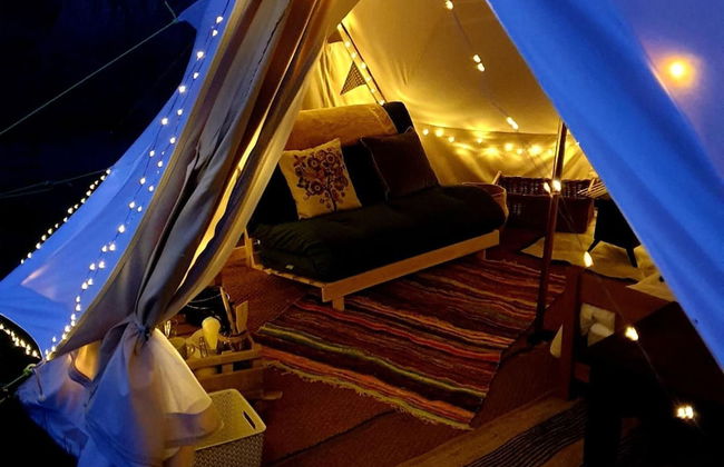 6m xl Bell Tent, Near Whitby, With log Burner - Foto 11
