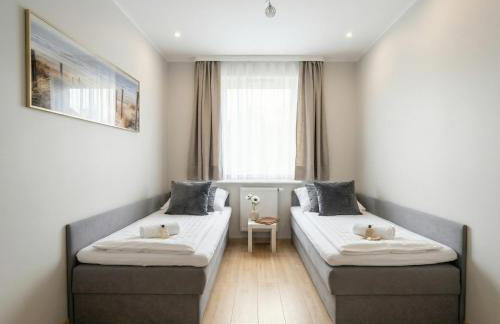 Deluxe Suite, 150 meters to Beach, Large Balcony, Parking, Lift, Porta Mare Leśne Tarasy - Foto 7