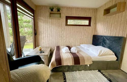 Osada Skoczkowo komfortowe domki z prywatnymi wannami hot-tub nad jeziorem- sauna- balia- prywatny staw wędkarski - Foto 48