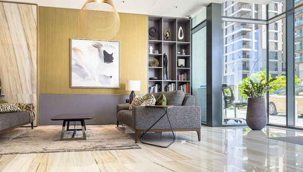 Marco Polo - Stunning 2BR with Burj View, Spacious Gym & Pool - Foto 2, Vestíbulo