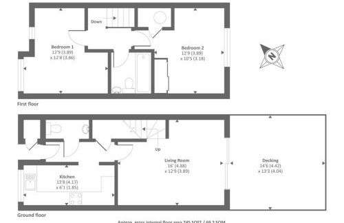 Woking 2 Bedroom House Parking Garden - Photo 12