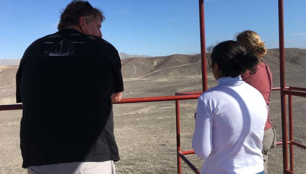 Visitando os geóglifos