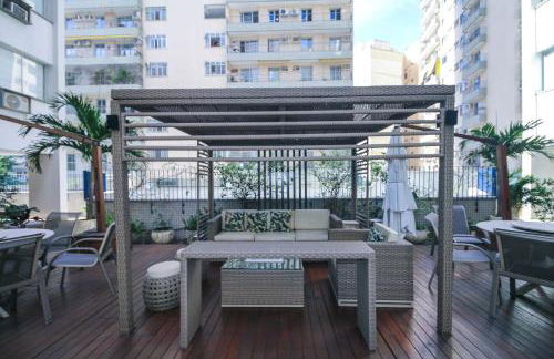 Flat no Humaitá com Piscina e Academia - Foto 41