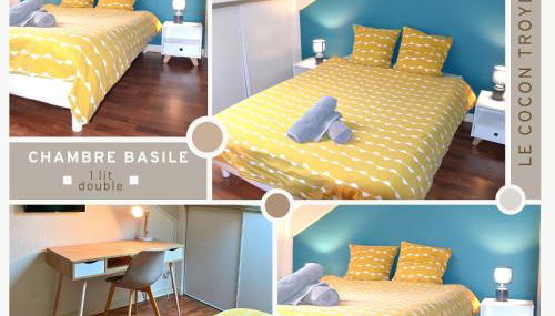 Le Cocon Troyen - Appartement 3 chambres avec 2 parkings, idéal familles et pros - Foto 4