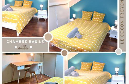 Le Cocon Troyen - Appartement 3 chambres avec 2 parkings, idéal familles et pros - Foto 4