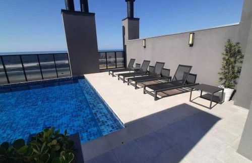 Studio 105 Maravilhoso Frente Mar Piscina Aquecida - Foto 11