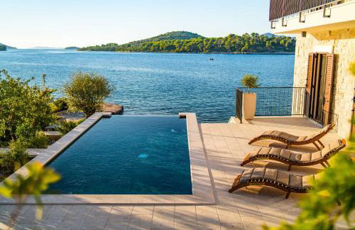 Seafront Villa Draga with heated infinity pool - Foto 82