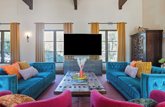 Luxe 7bdr Oasis w/ Pool, Putting Green, Game Room Villa Del Gallo by Avantstay - Foto 13