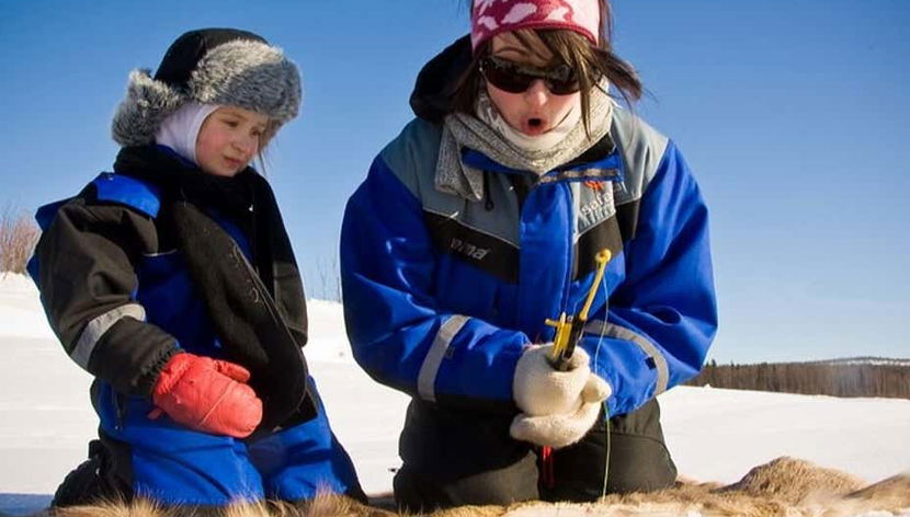 Learning how to ice fish