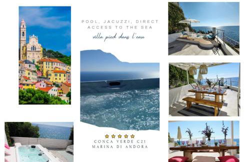 Conca Verde c21- BEACH FRONT little villas POOL, private JACUZZI sea view - Foto 1