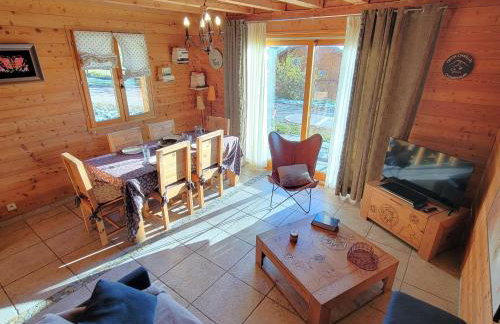 Chalet en bois 6 pers. avec terrasse Sud, lumineux et équipé, animaux admis – Saint-Michel-de-Chaillol - FR-1-393-12 - Foto 15