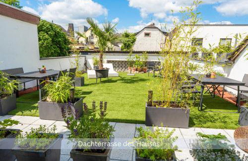 Bambuszimmer mit großem Dachgarten im Gästehaus Graf-Schmelzer - Foto 8