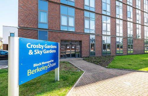 #94 Lux Crosby Gardens Apartment - 10 mins to Crosby Beach - Sleeps 4 - " Perfect for Business travelers and Small Families - Free Parking" - Foto 23