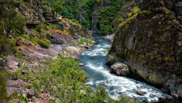 Paesaggio del fiume Paiva