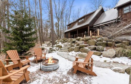 Forest cabin near Kohler Andrae with hot tub - Foto 1