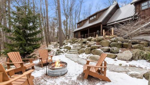 Forest cabin near Kohler Andrae with hot tub - Foto 1, Garden