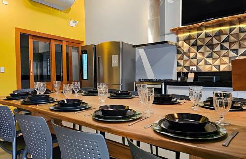 Recanto Sabiá, Área gourmet climatizada, piscina - Foto 32