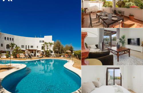 Cozy apartment, with mountain views and large private terrace, on the Golden Mile, Marbella - Foto 1