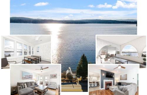 2-Unit House, big Lake Winnisquam views - Sleeps 13 - Foto 1