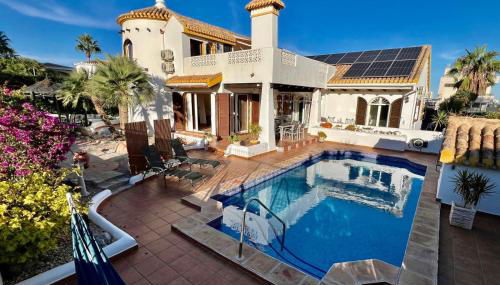 Ibiza style villa first line to golf! - Foto 2, Garden, sunbed, Garden view