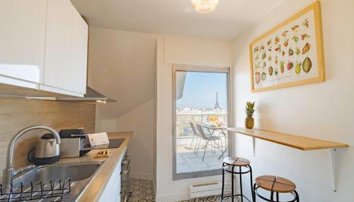 L'Envol - Eiffel Tower view, near metro - Photo 3, stove