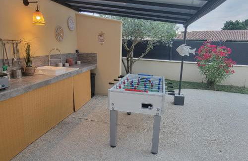 Villa des Oliviers Sublime villa avec piscine chauffée et privée et baby foot - Foto 44