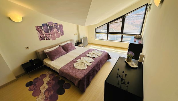 Central Art Apartment in Bansko With Mountain View - Foto 5, Habitación