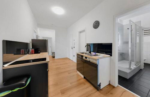 Apartment Düsseldorf 100QM, 6 Personen, Balkon, Messe, Küche - Foto 4