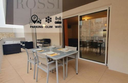 Lune de Miel 3 chambres centre-ville Double Parking Clim Wifi - ROSSIconciergerie - Linge inclus - Foto 1