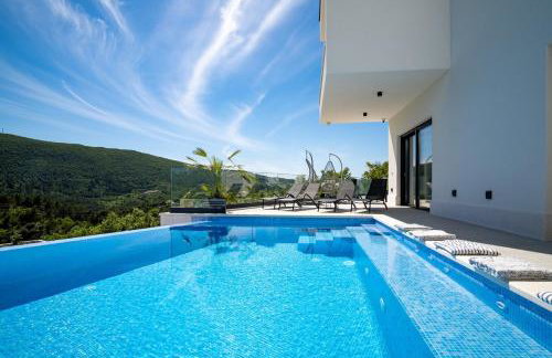 Villa Top Hill, heated infinity pool, Jacuzzi, Sauna, 5 en-suite bedrooms, a Media room - Foto 6