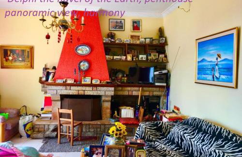 Delphi celebrity v i p the navel of the Earth, CENTER-DELPHI-penthouse galaxy&sky panoramic view, harmony&YOGA - Foto 3