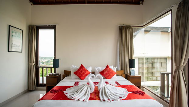 Jimbaran Sea View Villa - Foto 5, Habitación