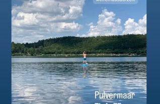 Modernes, ökologisches Design Ferienhaus in der Eifel Vulkaneifel I 2 Schlafzimmer, Sauna, Yoga & Kaminofen, schnelles WLAN & Arbeitsplatz - Foto 3