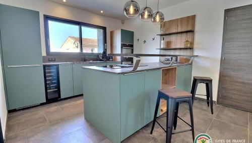 Villa la crozette 4 étoiles, climatisée avec grande piscine - Foto 5