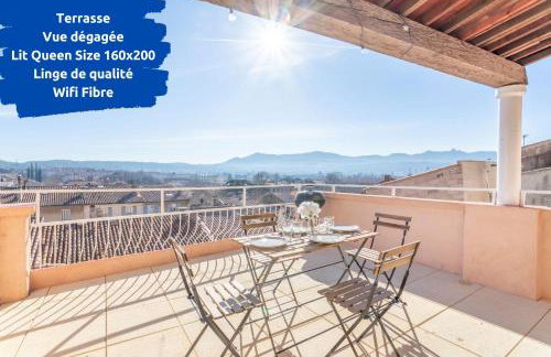 Mont Ventoux - Terrasse - Vue dégagée - Linge de qualité - Fibre - Confort - Foto 1