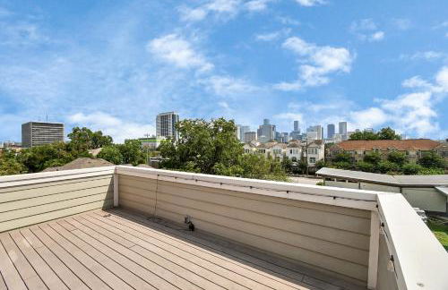 Stunning Home in Midtown, Houston with 3BDR 5Beds Skyline View BBQ Terrace - Foto 25