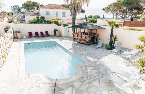 T3 de 35m2 - Bord de mer - plage de la Nartelle- Sainte maxime - piscine partagée -Parking - BBQ - 2 Chambres 2 Salle de bains - Foto 29