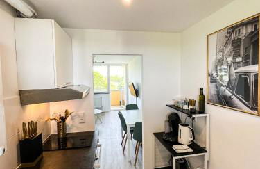 Messe-Apartment für 5 Gäste mit Balkon und Lift - Foto 11