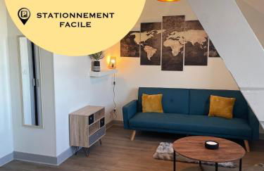 T2 4 pers face gare SNCF Appart Hotel le Cygne 6 - Foto 1