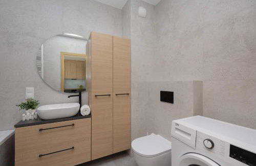 Stylish Apartment Habicha with Air Conditioning and Underground Parking by Noclegi Renters - Foto 19